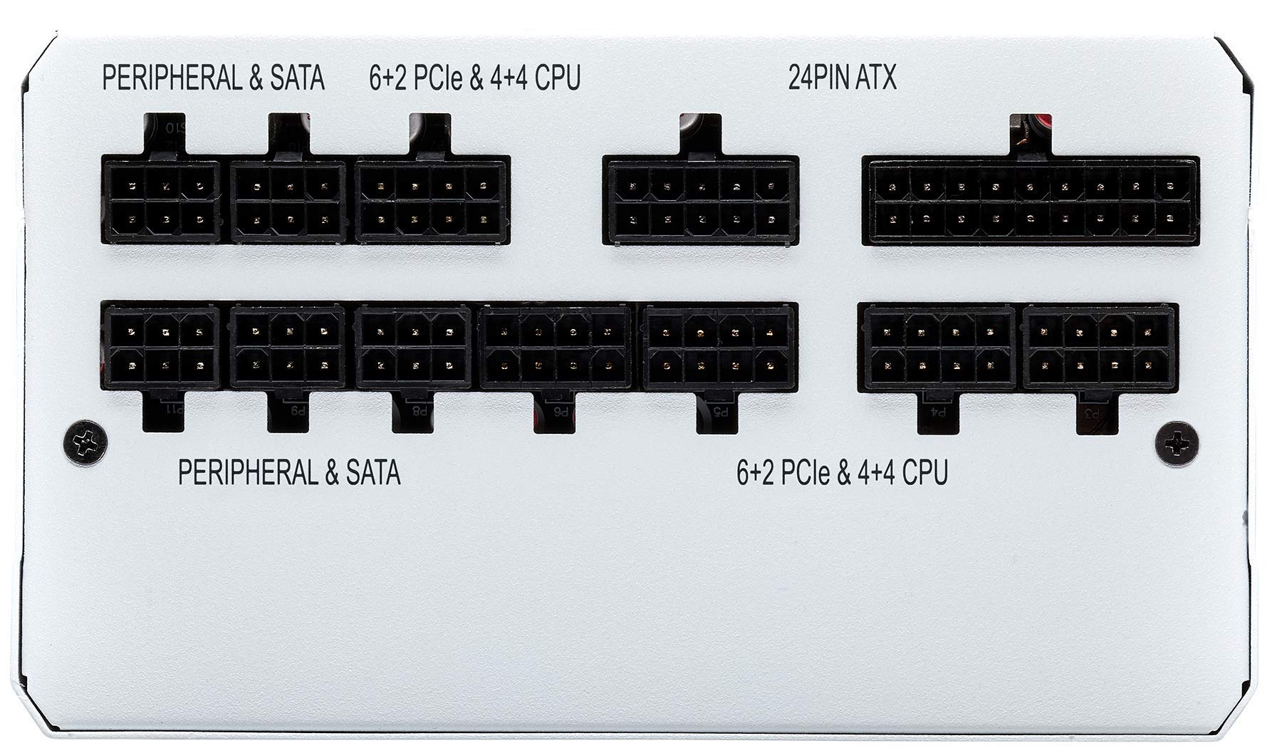 Corsair RMX White Series (2018), RM850x, 850 Watt, 80+ Gold Certified, Fully Modular Power Supply - White, 80 PLUS Gold (CP-9020188-NA)