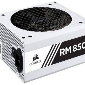 Corsair RMX White Series (2018), RM850x, 850 Watt, 80+ Gold Certified, Fully Modular Power Supply - White, 80 PLUS Gold (CP-9020188-NA)