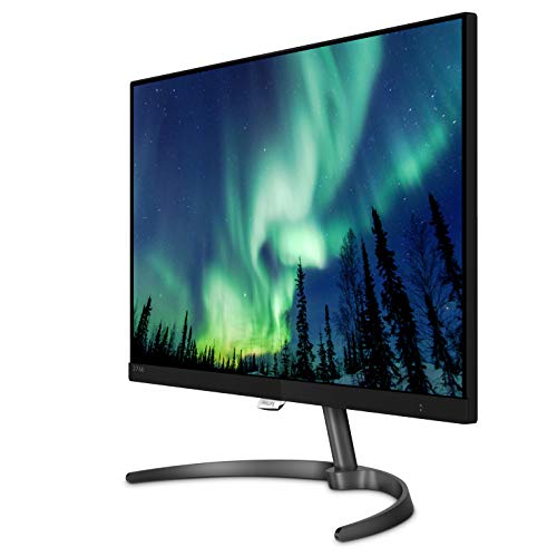 Philips 276E8VJSB 27" Monitor, 4K UHD IPS, 1 Billion+ Colors, Ultranarrow Borders, Lowblue, Multiview, 4Yr Advance Replacement Warranty