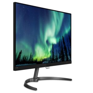 Philips 276E8VJSB 27" Monitor, 4K UHD IPS, 1 Billion+ Colors, Ultranarrow Borders, Lowblue, Multiview, 4Yr Advance Replacement Warranty