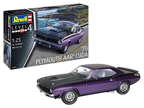 Revell 07664 :25 1970 AAR 'Cuda' Plastic Model Kit 1/25