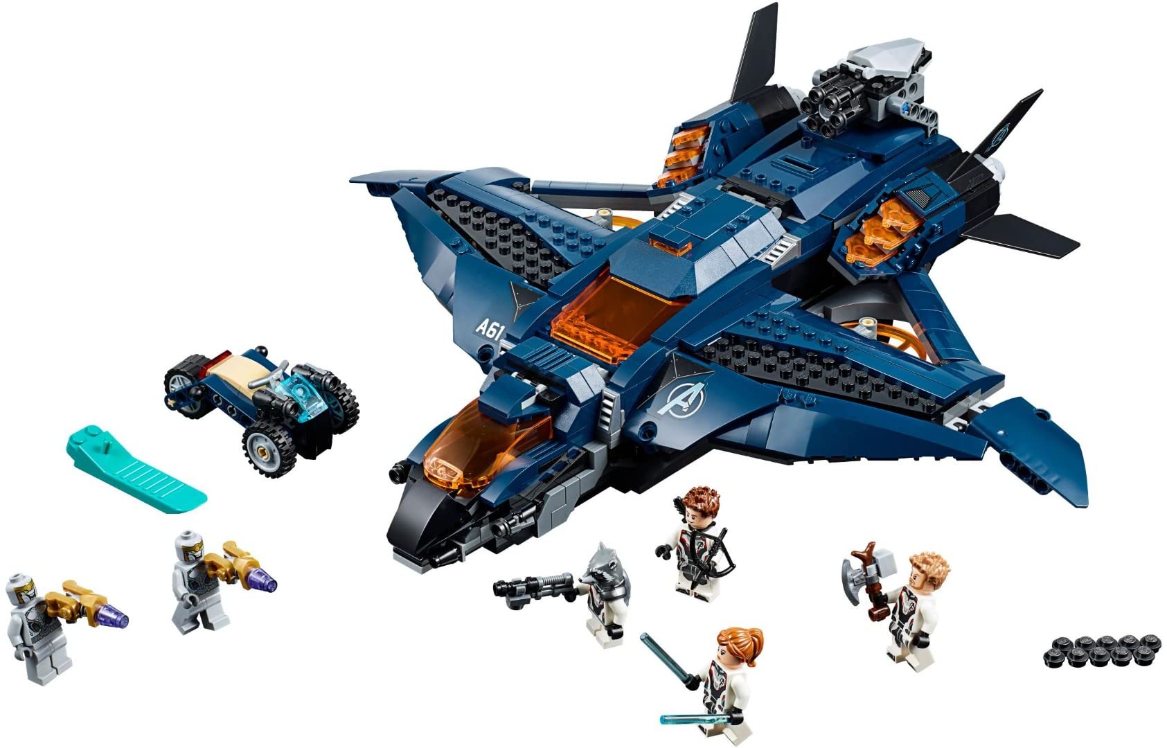 LEGO Marvel Avengers: Avengers Ultimate Quinjet 76126 Building Kit (838 Pieces)