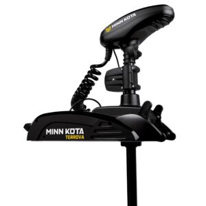 Minn Kota 1358837 Terrova Freshwater Electric-steer Bow-Mount Trolling Motor with MEGA Down Imaging & i-Pilot Link GPS, 112 lbs Thrust, 60" Shaft