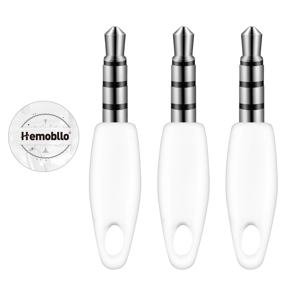 Hemobllo 3Pcs Microphone Blocker Metal Blocks Audio Hacking for Computers, Tablets and Smart Phones Compatible with AmazonBasics