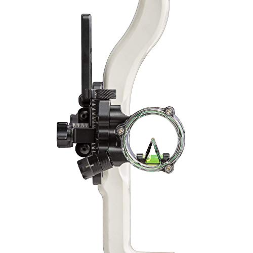 Trophy Ridge Alpha Slide Archery Bow Sight - A-Shaped .019” Single Pin Sight for Unbeatable Visibility, Right Hand