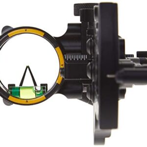 Trophy Ridge Alpha Slide Archery Bow Sight - A-Shaped .019” Single Pin Sight for Unbeatable Visibility, Right Hand