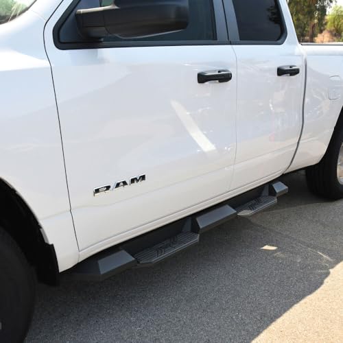 Westin 56-24095 HDX Xtreme Nerf Step Bars fits 2019-2023 Ram 1500 Quad Cab (Excl. Ram 1500 Classic) Textured Black 1 Pair