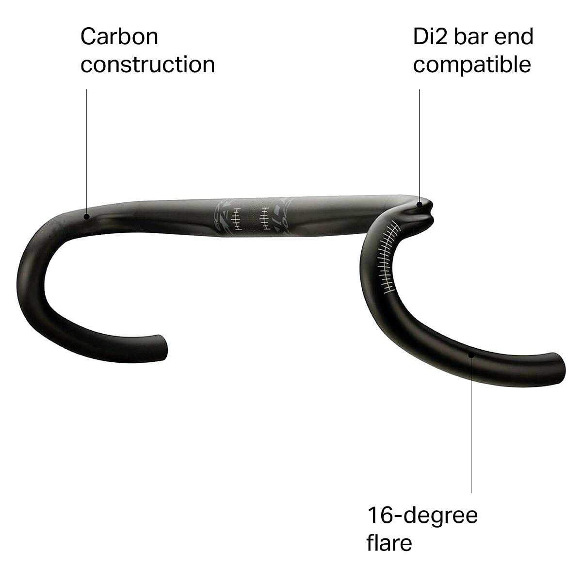 Easton EC70 AX Handlebar Carbon, 44cm