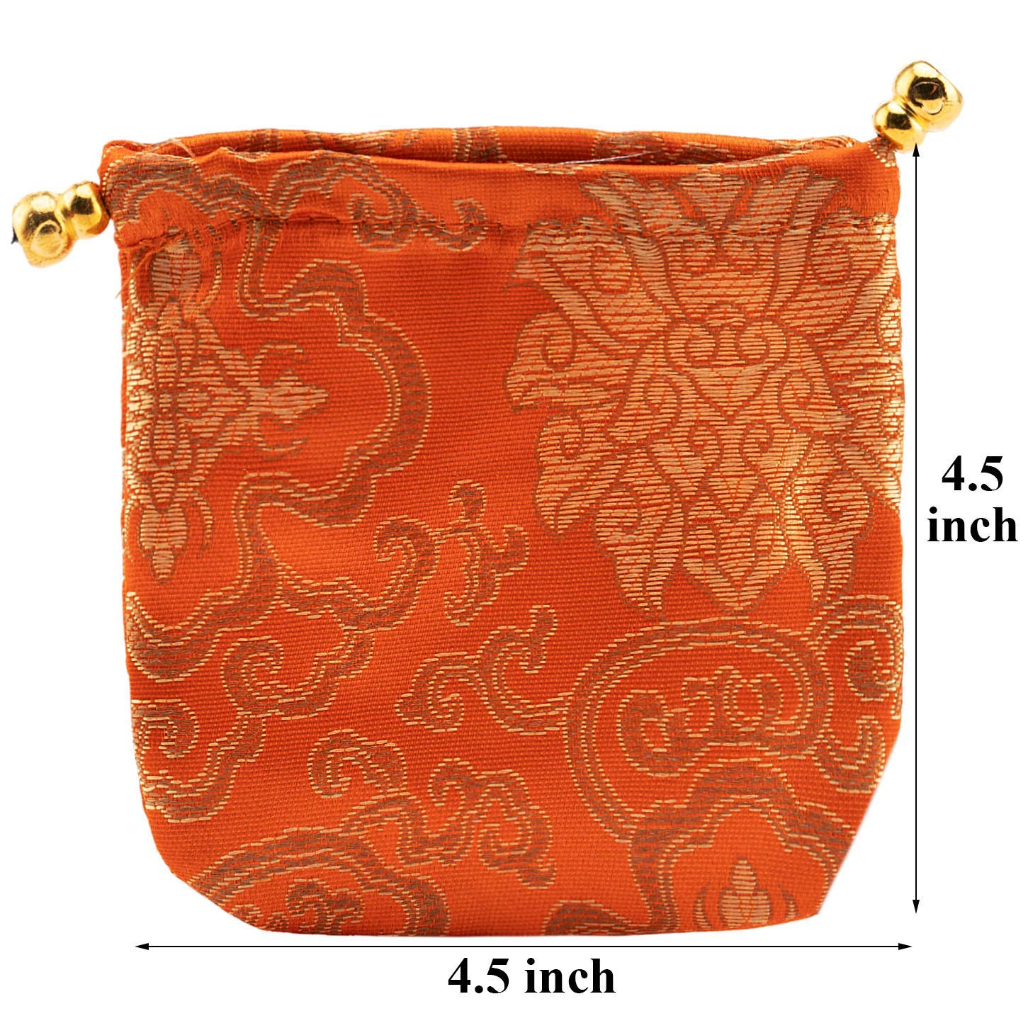 handrong 30Pcs Silk Coin Bags Brocade Coin Bags Pouches Jewelry Gift Bag Candy Sachet Pouch Small Chinese Embroidered Organizers Pocket for Women Girls Dice Necklaces Earrings Bracelets