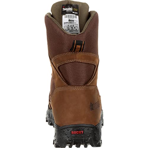 ROCKY Ridgetop 600G Insulated Waterproof Outdoor Boot Size 8(M) Brown