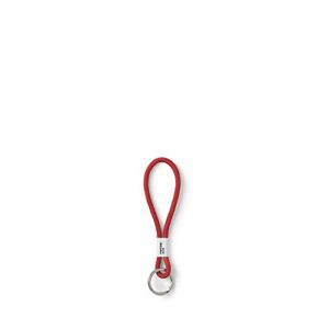 copenhagen design pantone short keychain - key lanyard - rope lanyard - paracord - 7", red