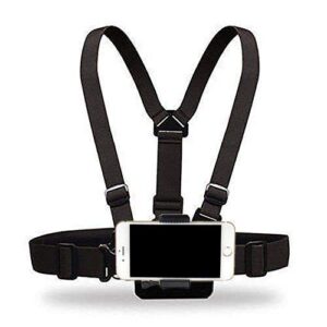 supkeyer cellphone selfie chest mount chest harness strap with cell phone clip for iphone 15 14 13 12 11 pro max xs xr x samsung galaxy note lg sony