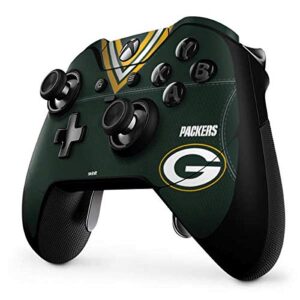 Skinit Decal Gaming Skin Compatible with Xbox One Elite Controller - Officially Licensed NFL Green Bay Packers Team Jersey Design