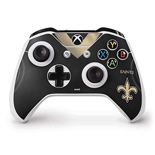 Skinit Decal Gaming Skin Compatible with Xbox One S Controller - Officially Licensed NFL New Orleans Saints Team Jersey Design