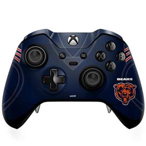 skinit decal gaming skin compatible with xbox one elite controller - officially licensed nfl chicago bears team jersey design