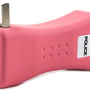 POLICE Stun Gun 618 - Mini Rechargeable with LED Flashlight, Pink