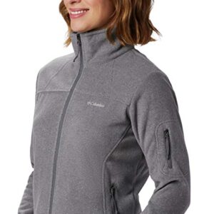 Columbia Women's Fast Trek II Jacket, City Grey Heather, Large