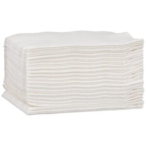 McKesson Disposable Washcloths, Soft, Absorbent and Strong, 13 in x 13 in, 50 Count, 16 Packs, 800 Total