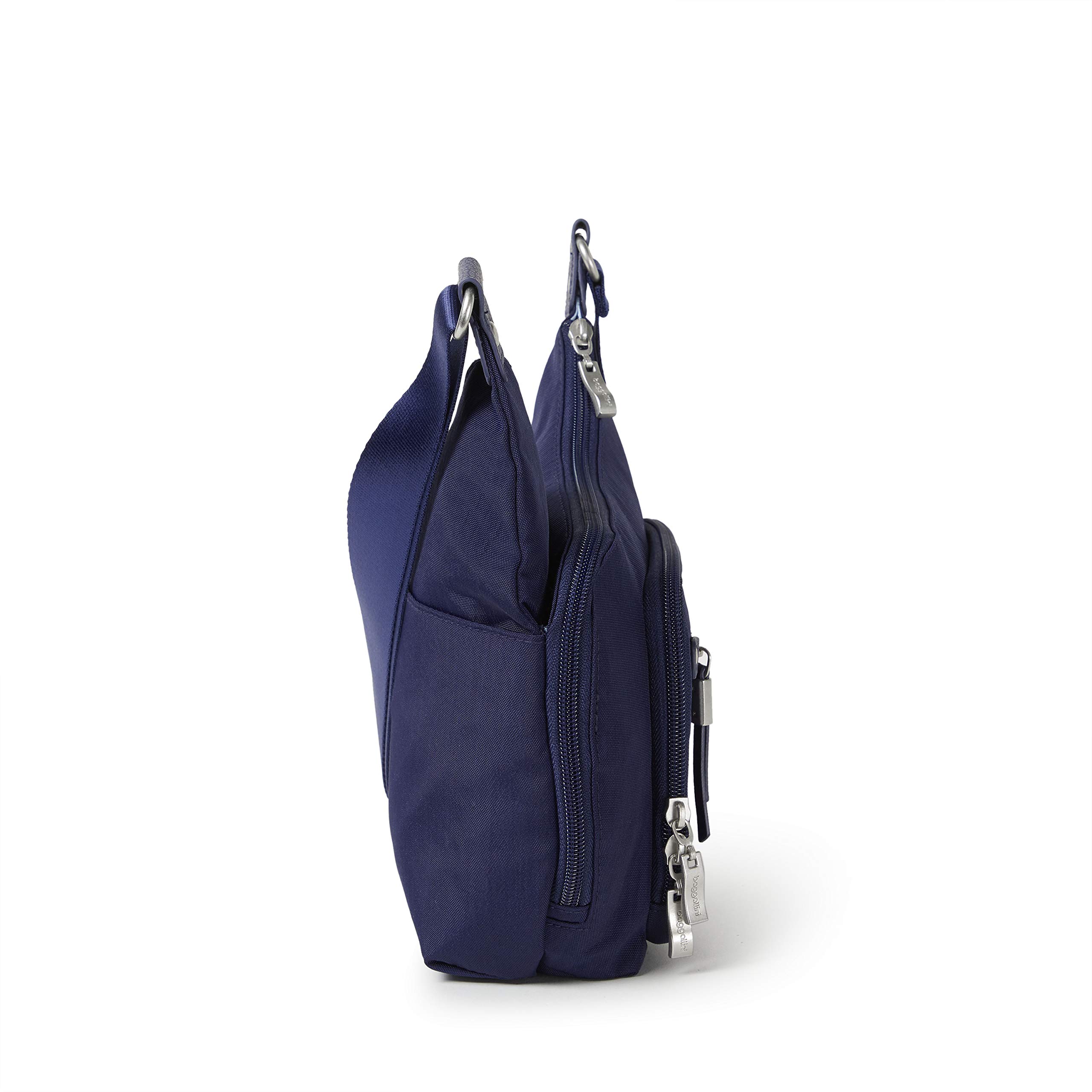 Baggallini womens RFID Cross City Bagg, Navy, One Size US