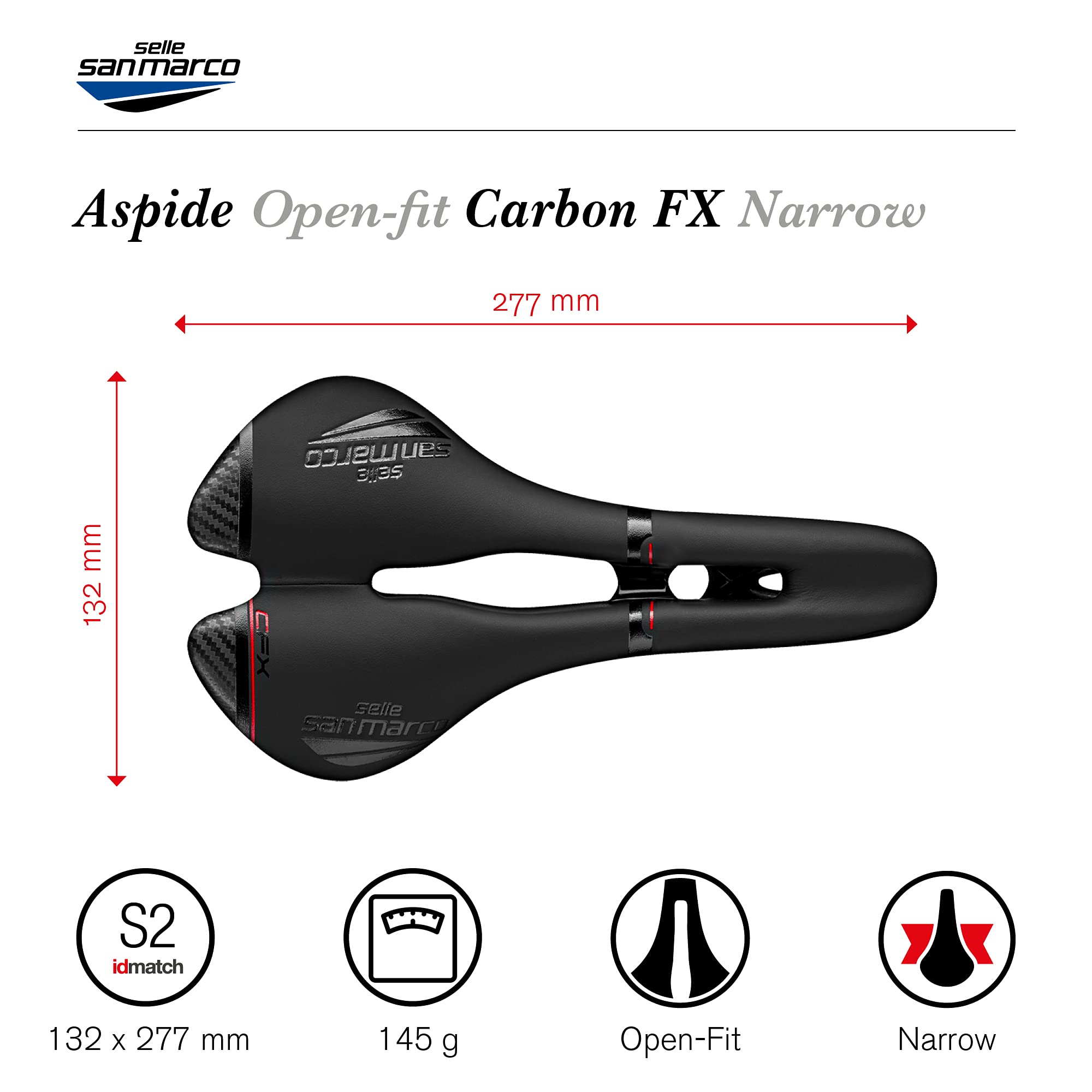 ASPIDE Open-Fit Carbon FX Narrow