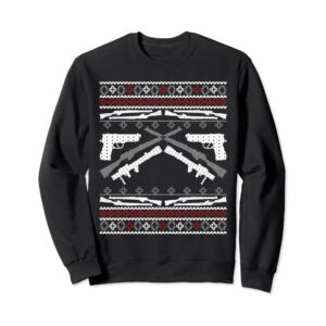 Gun Rights 2nd Amendment Pistol Guns Ugly Christmas Sweater Sweatshirt