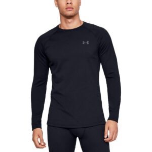 under armour men's coldgear® base 3.0 crew lg black