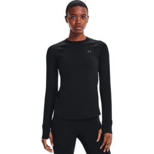 under armour women's coldgear® base 3.0 crew xs black