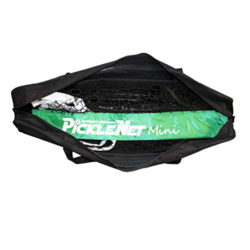 Picklenet Mini - Portable 10-Feet Long Pickleball Net | Bag Included | Easy and Fast Assembly | Indoor & Outdoor Use | Powder-Coated Steel | No-Twist Guarantee | Patented Design | 1 Year Warranty