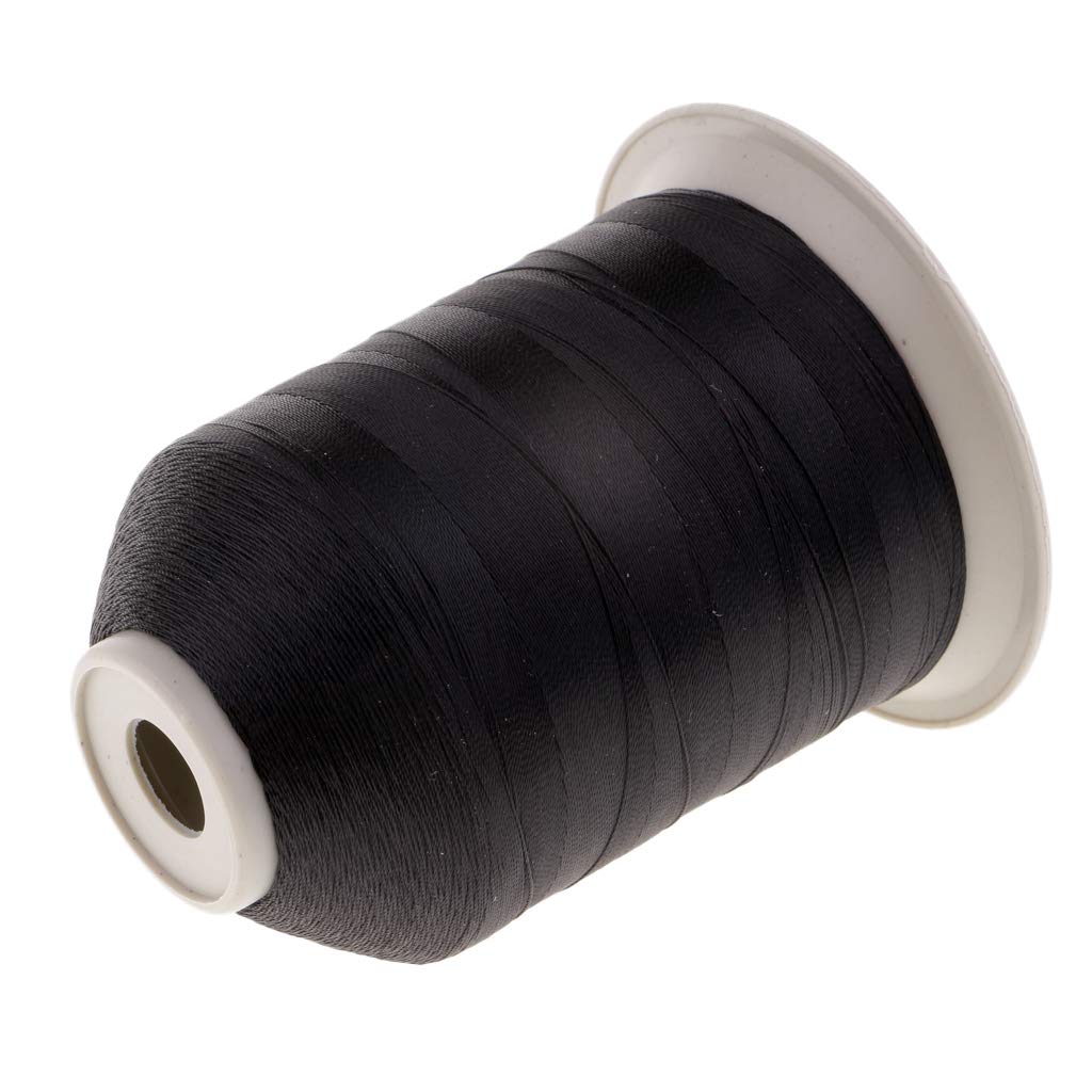 B Baosity Fishing Rod Guide Wrapping Line Tying Thread 2000 DIY Fishing Line Thread Strong Nylon for Rod Building Rod Building Wrapping Thread Black