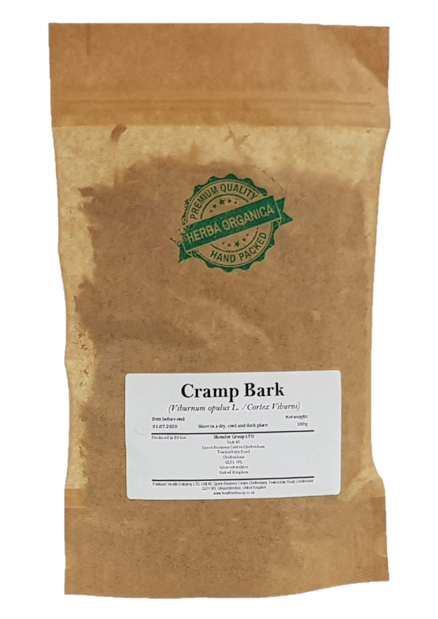 Herba Organica Cramp Bark - Viburnum Opulus L - Herbal Tea (100g)