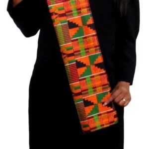 African Kente Stole, Kente Scarf, Sash, Kwanzaa, Choir, Black History, Graduation, African Pattern, Table Runners