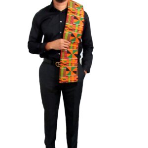 African Kente Stole, Kente Scarf, Sash, Kwanzaa, Choir, Black History, Graduation, African Pattern, Table Runners