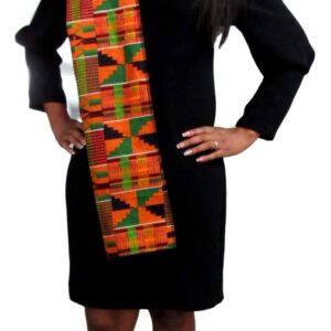 African Kente Stole, Kente Scarf, Sash, Kwanzaa, Choir, Black History, Graduation, African Pattern, Table Runners