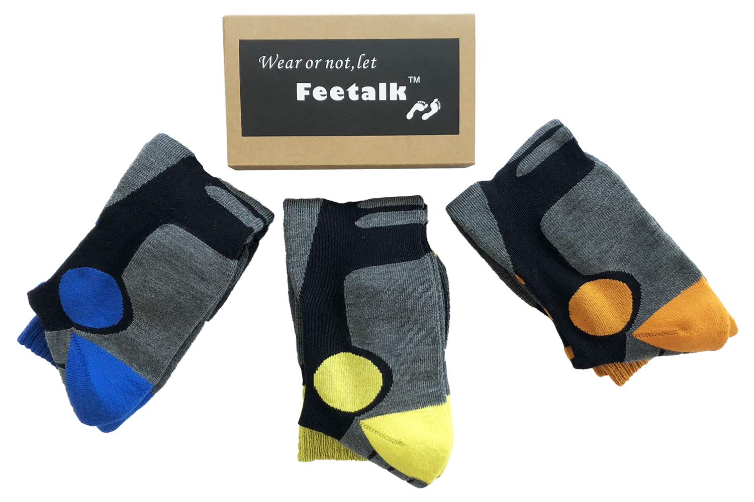 Feetalk Ski Snowboard Socks Thermal Merino Wool —Outdoor Activity Skiing Men's and Women's Socks