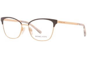 michael kors adrianna iv mk3012 eyeglass frames 1203-51 - matte gunmetal/rose mk3012-1203-51