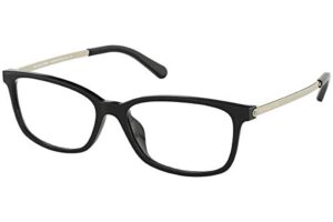 michael kors telluride mk4060u-3332 black eyeglass frame w/demo lens-54mm