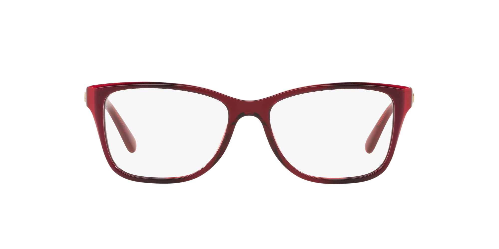 Coach HC6129 Prescription Eyewear Frames, Burgundy Laminate/Demo Lens, 52 mm