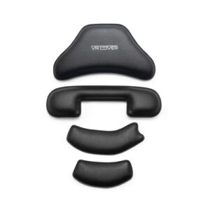 VR Cover Head Strap Foam Replacement Set for HTC Vive Pro, HTC Vive Pro 2 and HTC Vive Pro Eye Black