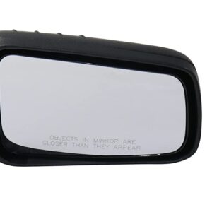 Garage-Pro Passenger Side Manual Remote (Lever Control) Non-Heated Mirror for Ford Focus 2008-2011 with 2 Caps Sedan