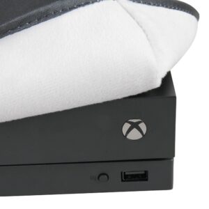 Hermitshell Dust Proof Cover with Soft Velvet Lining for Xbox One X 1TB Console (Black)