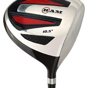 Ram Golf SGS 460cc Driver - Mens Right Hand - Headcover Included - Steel Shaft