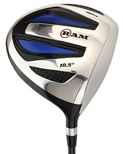 Ram Golf EZ3 Mens Graphite Wood Set - Driver, 3 & 5 Wood - Headcovers Included