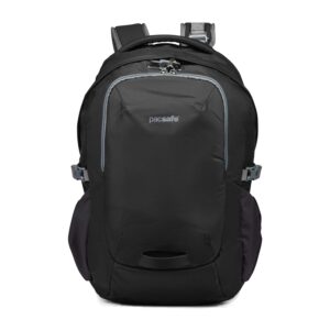 pacsafe venturesafe g3 25 liter anti theft travel backpack/daypack-fits 15" laptop, black