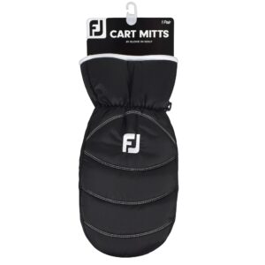 FootJoy DryJoys Cart Mitts Black One Size Fits Most Pair