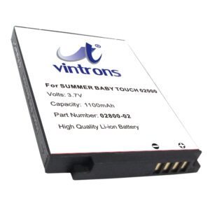 VINTRONS 02800-02, JNS150-BB42704544, Battery for Summer Baby Touch 02000, Slim & Secure 02800, Slim & Secure 02804,