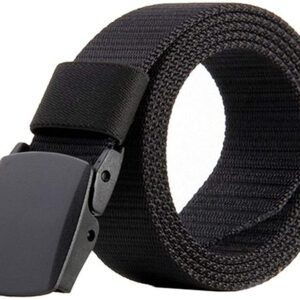 JASGOOD Nylon Canvas Breathable Military Tactical Men Waist Belt With Plastic Buckle