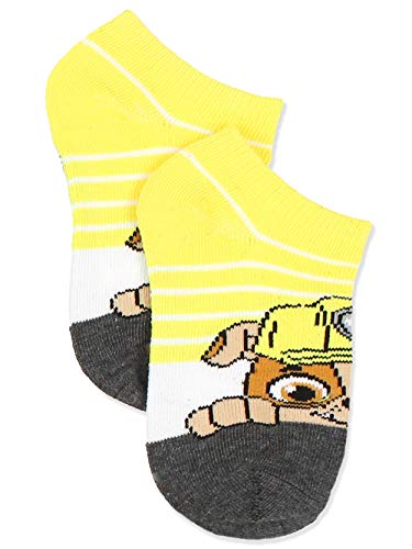 Paw Patrol Boys Girls 6 Pack No Show Socks (Shoe: 4-7 (Sock: 2-4), Paw Patrol Multi)