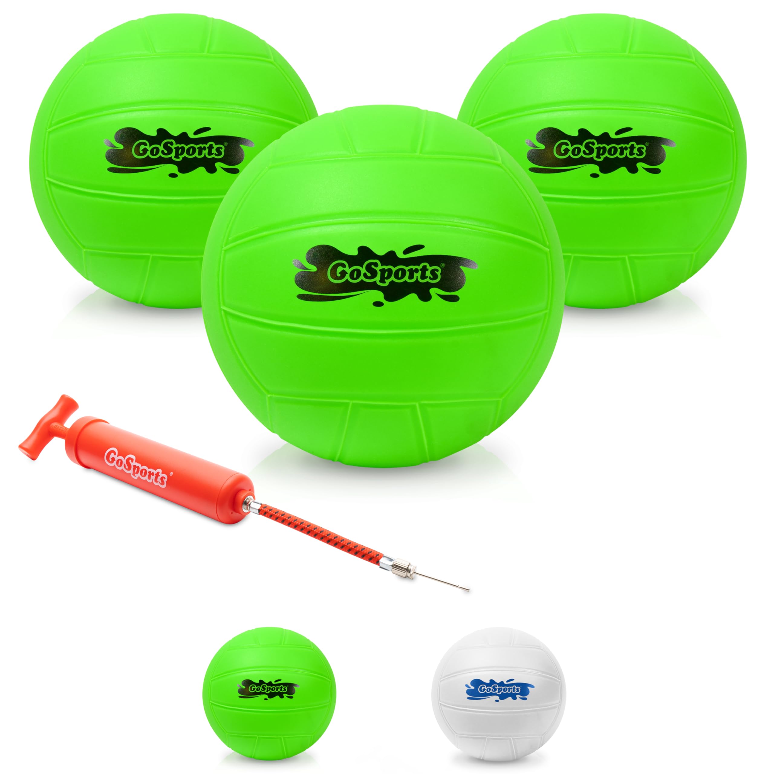 GoSports Water Volleyball 3 Pack Great for Swimming Pools or Lawn Volleyball Games