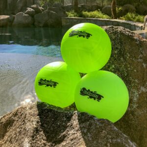 GoSports Water Volleyball 3 Pack Great for Swimming Pools or Lawn Volleyball Games