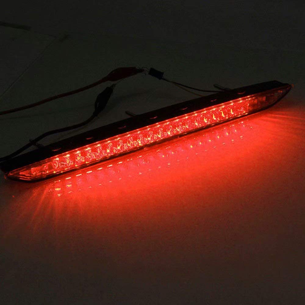 Kqiang 1PCS Red Light Red Lens Trunk 3rd Third Brake Stop Light Rear Lamp Assembly Replacement for BMW E85 Z4 2003-2008 Replaces 63256917378